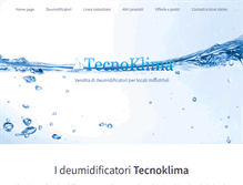 Tablet Screenshot of deumidificazioneindustriale.it